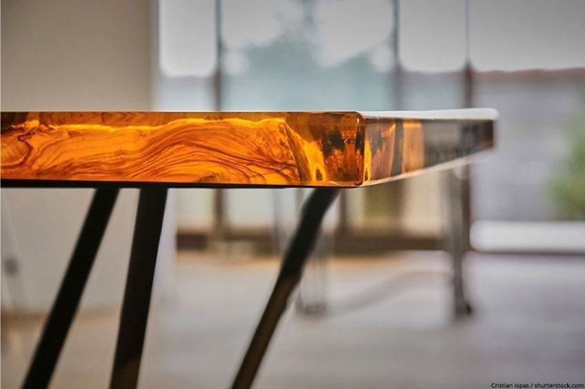 River resin tables