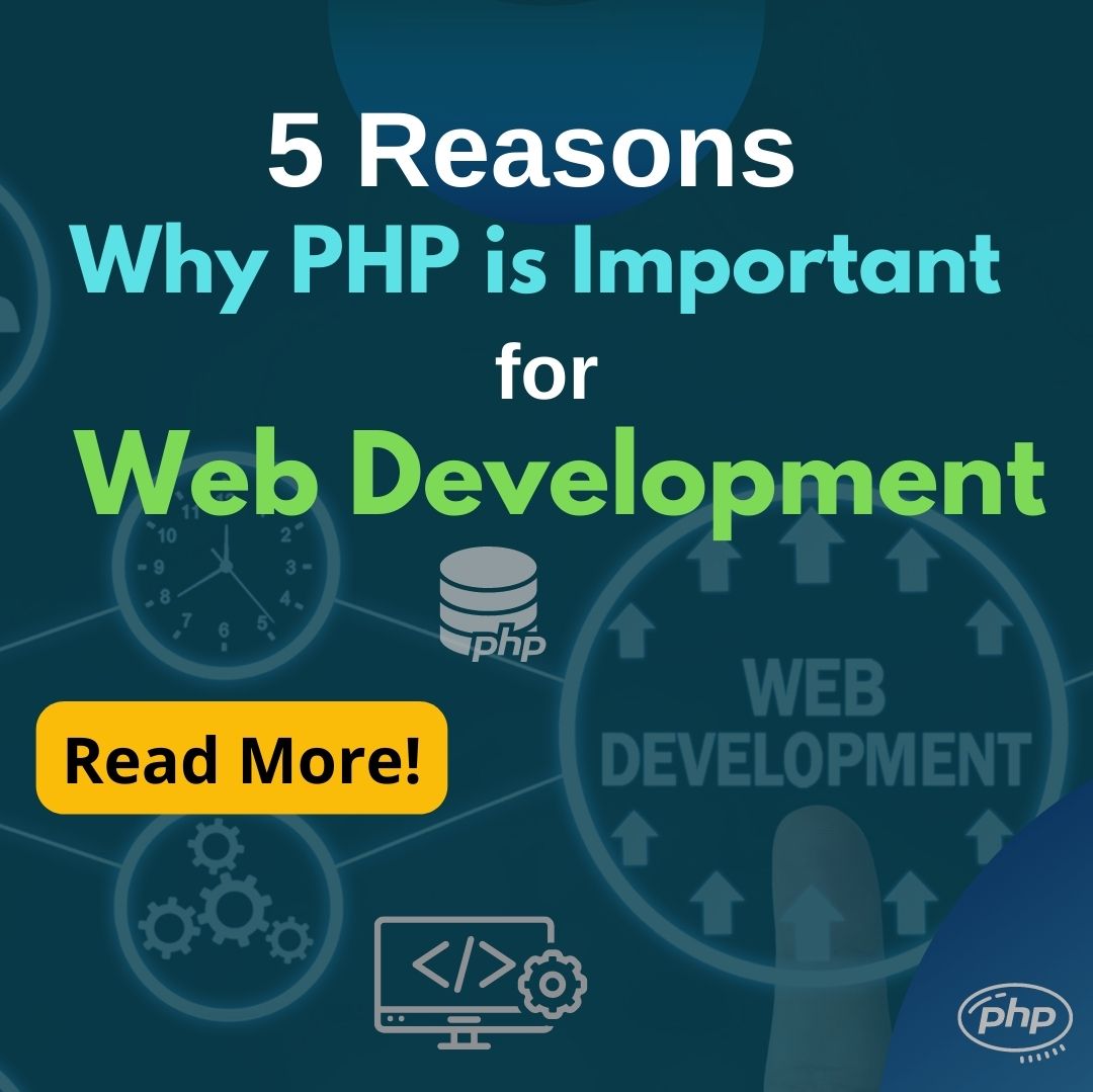 PHP is important for web development