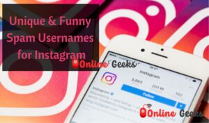 Spam Usernames for Instagram
